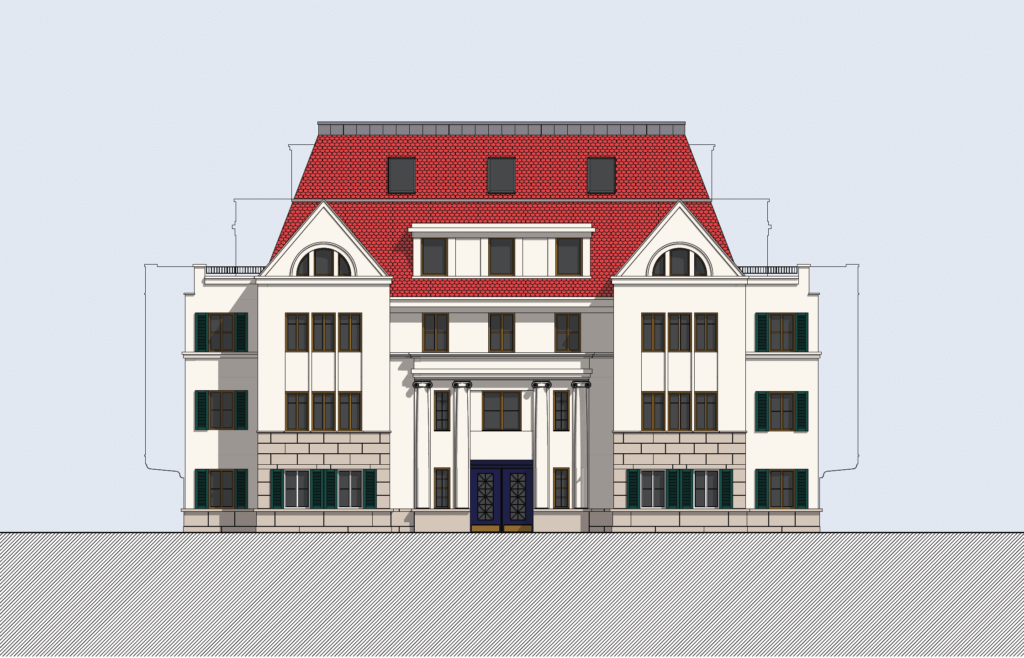 Skizze des Kastellweg 1