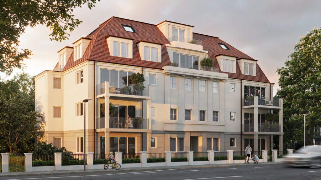 Hausansicht der Eignetumswohungen in der Mönchhofstraße in Heidelberg-Neuenheim